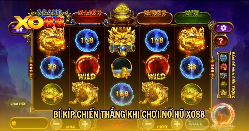 Bí kíp chiến thắng khi chơi nổ hũ XO88